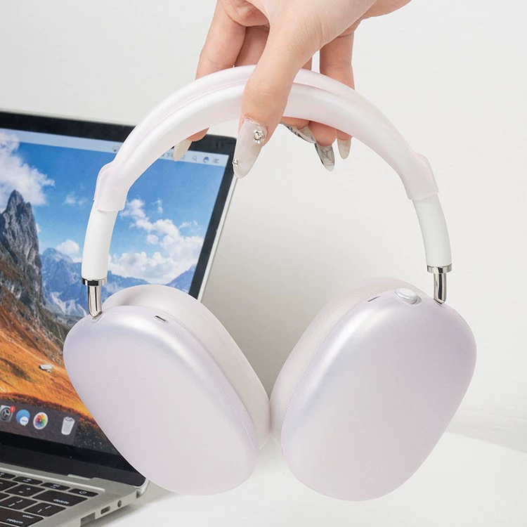 Suitable for Apple Airpodsmax Headphone Protective Cover Translucent Silicone Four-Piece Earmuff Cover