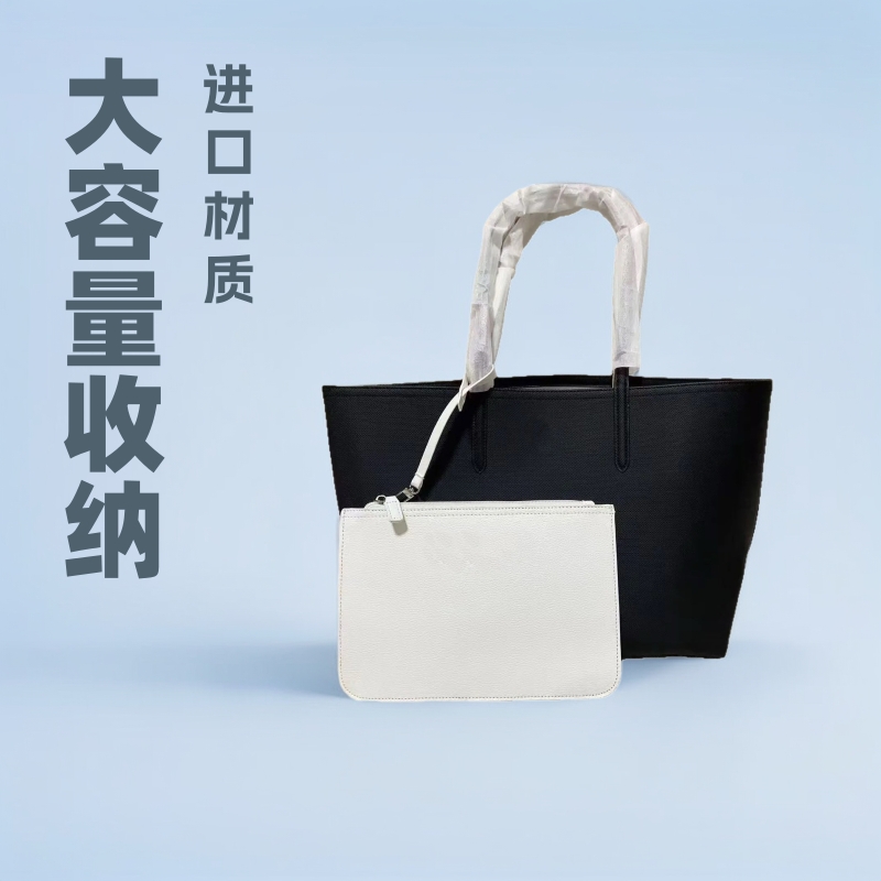 法国恶鱼时尚手提子母包包双色两用材质单肩包托特包大容量购物袋