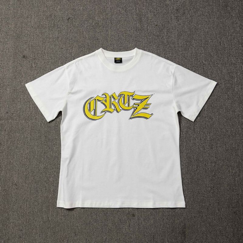 240g corteiz マンハッタン島シリーズ Tシャツ 半袖 レターロゴプリント 男女兼用 ダブルヤーン ファッション 半袖 トレンド|undefined