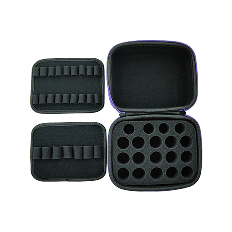 厂家现货eva精油收纳包 精油盒30格便携式eva化妆包3层精油收纳包