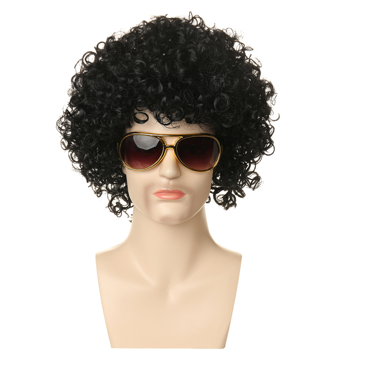 검은색 팬 머리