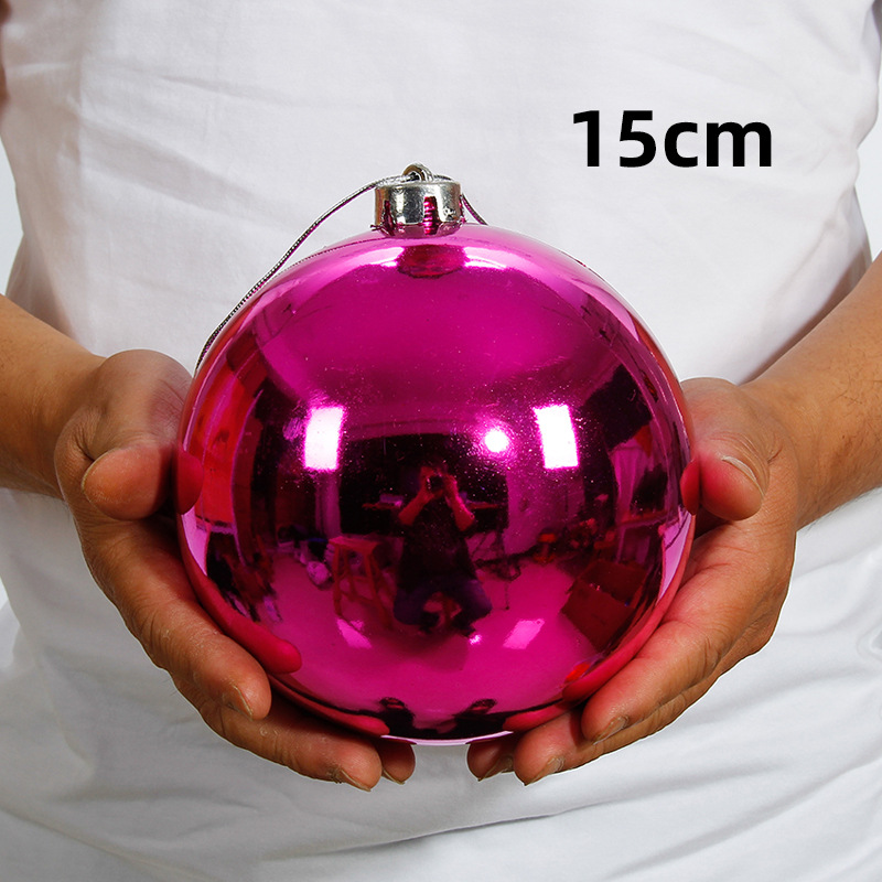 Dragón Tigre Bola de Navidad decoraciones del árbol de Navidad gran Bola brillante galvanoplastia bola de color bola colgante centro comercial bar decoración del techo