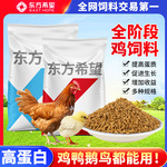 东方希望小鸡饲料专用幼鸡雏鸡开口粮育雏宠物鸡鸭芦丁鸡食物食粮