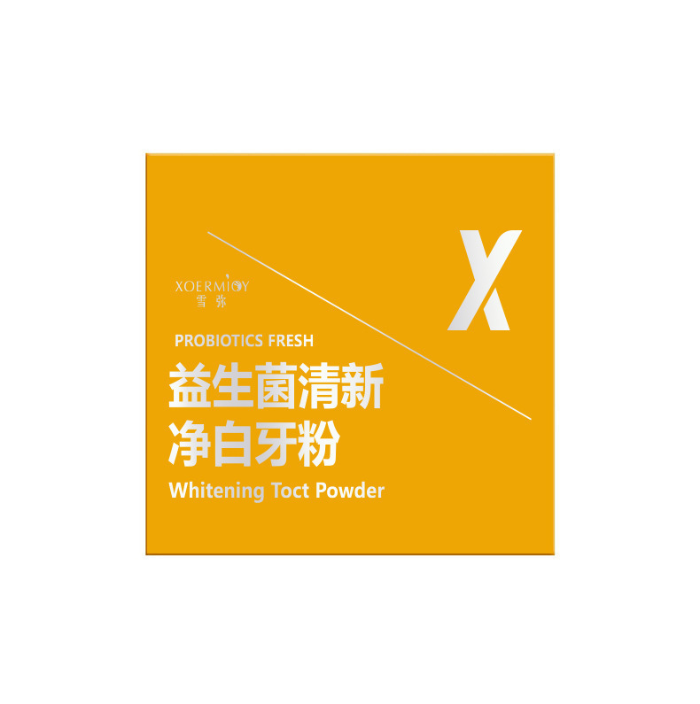 Xuemei 버섯 신선한 순수한 백색 치아 분말 [오렌지 맛] 50g