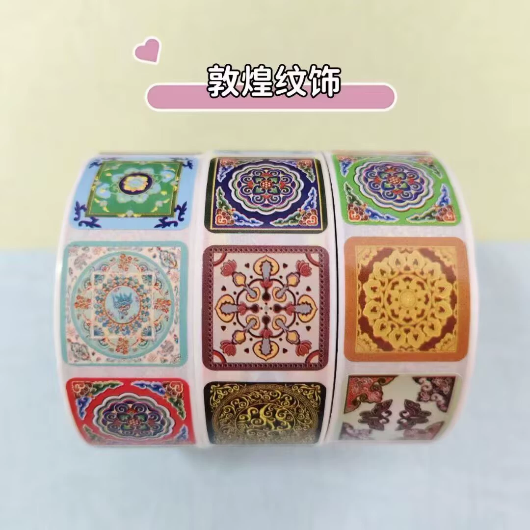 Стикерплот (Sanrio) милый карикатурный бумажный скотч — декоративная канцтовары, 500 наклеек на рулоне