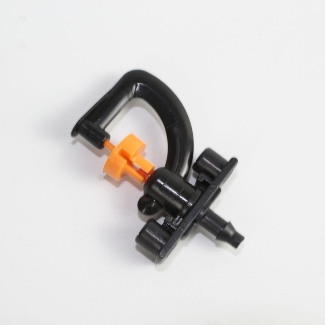 7.5mm Snap-G rotatorio micro-rociador + Snap-Shaped Jigsaw invernadero vegetal rociador lluvia suave