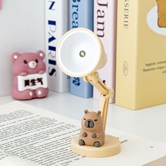 可爱小夜灯手工台灯学习护眼卡皮巴拉卡通迷你灯随身小型磁吸台灯