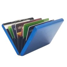 卡盒不锈钢金属防磁风琴卡包 6卡位名片包屏蔽功能厂家直销批发