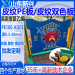 HDPE皮纹板厂家抗UV聚乙烯PE皮纹板健身器材用双色磨砂皮纹HDPE板