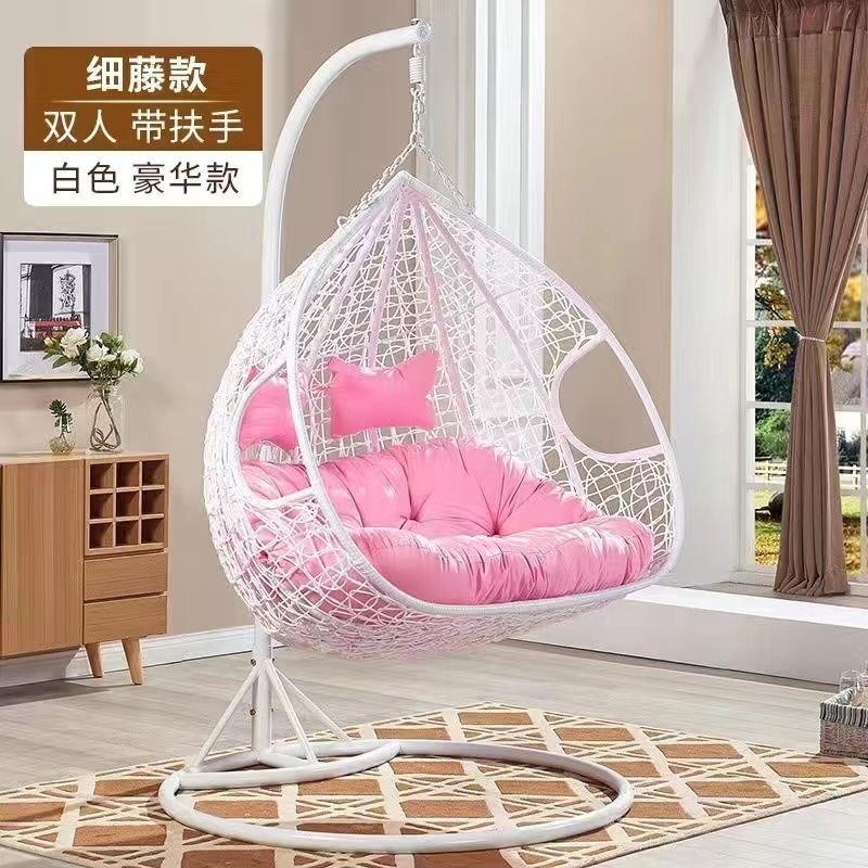 ハンギングバスケット籐椅子ハンギングチェアスイング屋外ホームガーデンロッキングチェア屋内寝室怠惰な椅子バルコニーハンモッククレードル|undefined