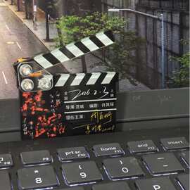 亚克力钥匙扣定制毕业纪念品礼物个性创意DIY场记打板挂件饰品