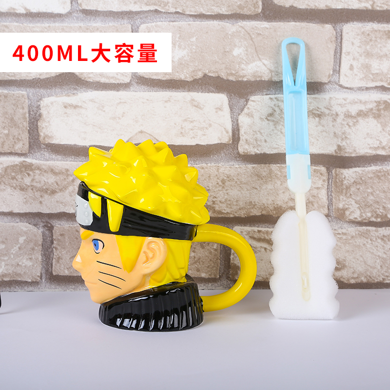 Cross-border Marvel Spider-Man cerámica taza Naruto Hokato taza de agua de gran capacidad taza de marca personalidad taza de anime Hulk
