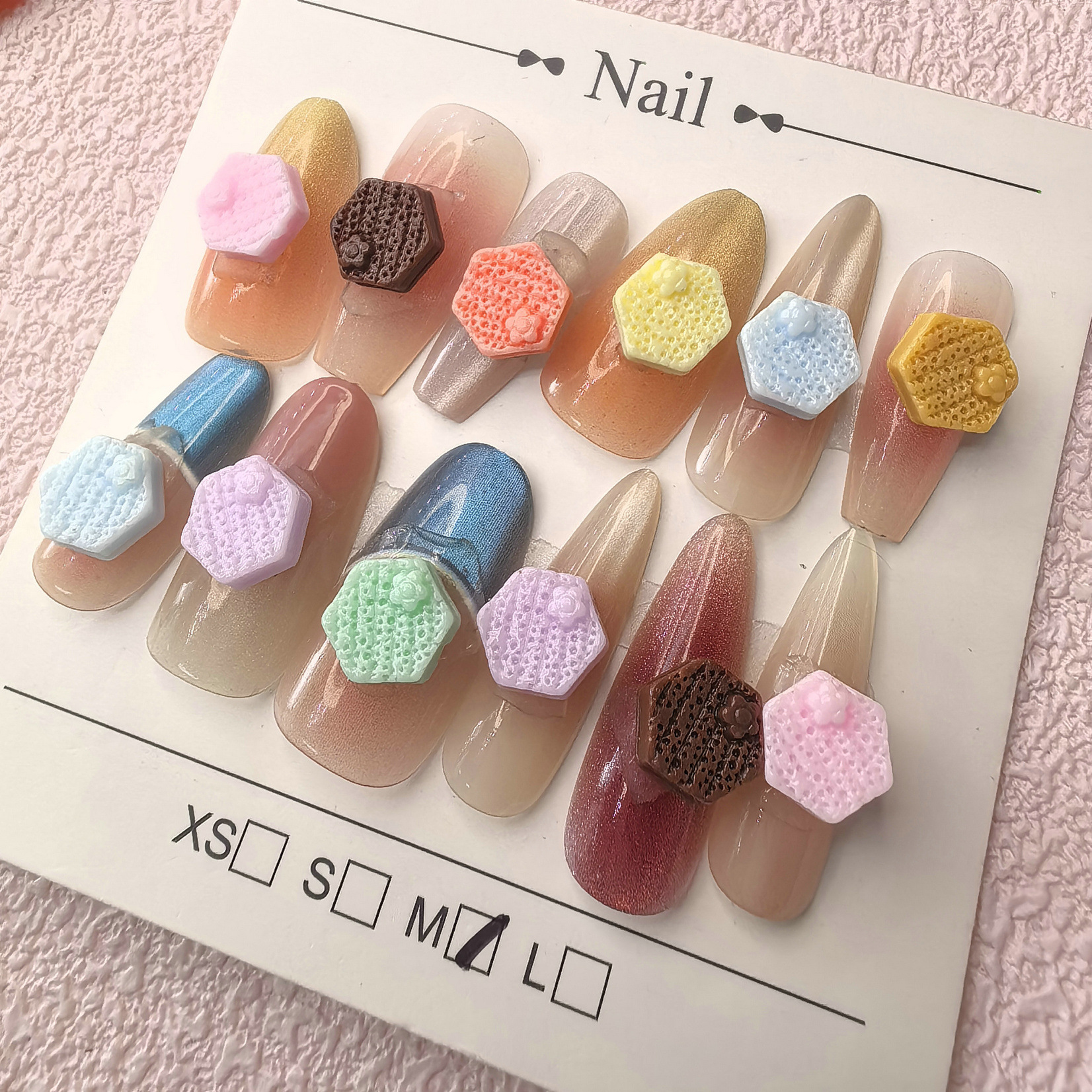 仿真食玩奶油曲奇饼干夜光树脂美甲耳钉盲盒手机壳配饰0004.