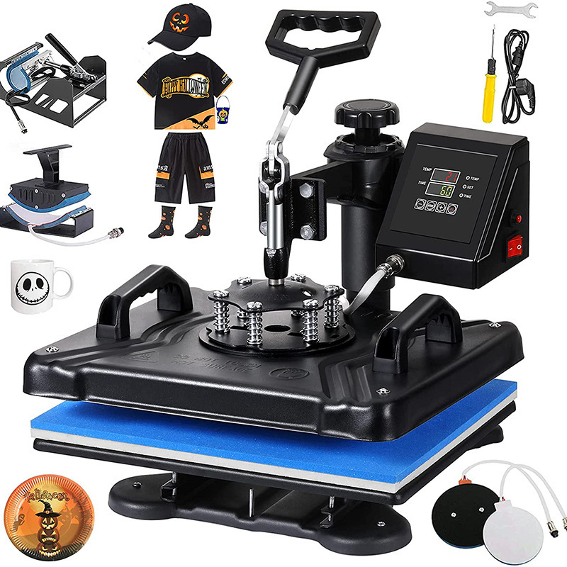 （国外出口）平板6六合一组合热转印机器 多功能热转印机 t恤烫画