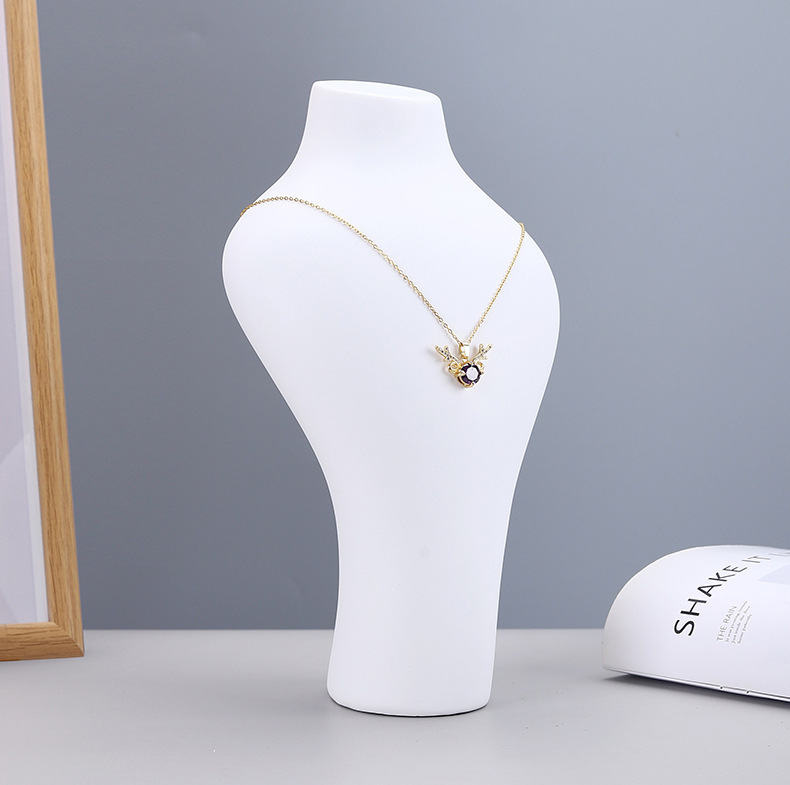 Élégant Style Simple Couleur Unie Résine Peinture En Aérosol Présentoir À Bijoux display picture 1