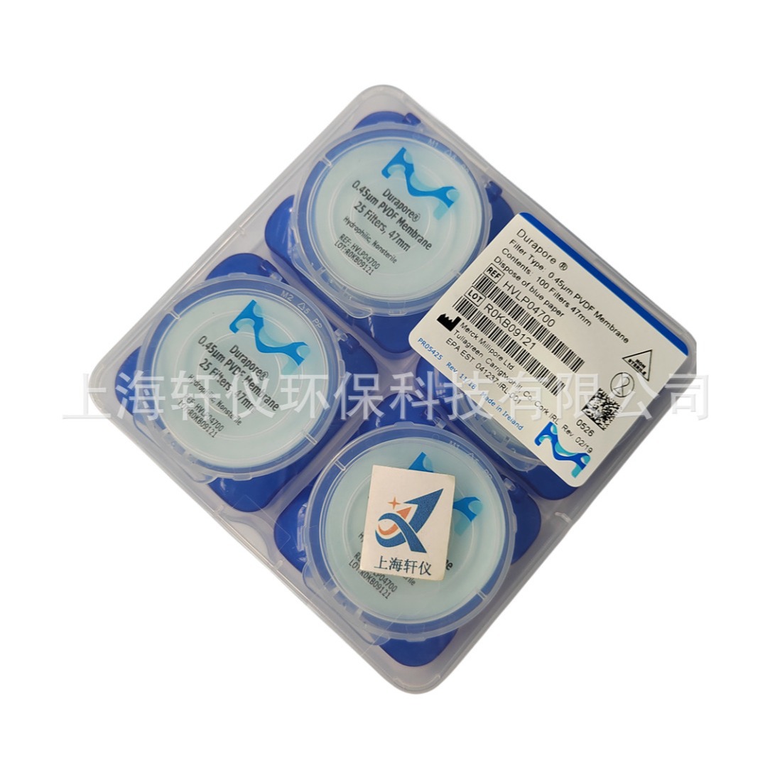 Millipore HVLP02500亲水Durapore表面滤膜PVDF0.45um