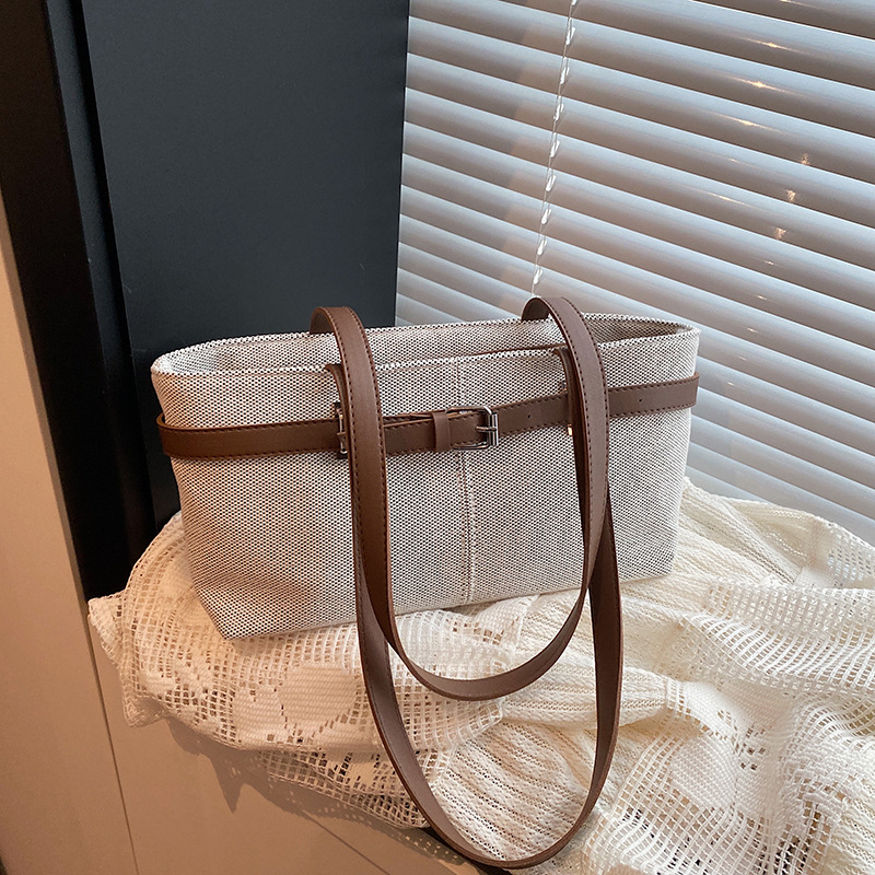 Piccola borsa a spalla da donna, borsa tote casual versatile_voghion.com