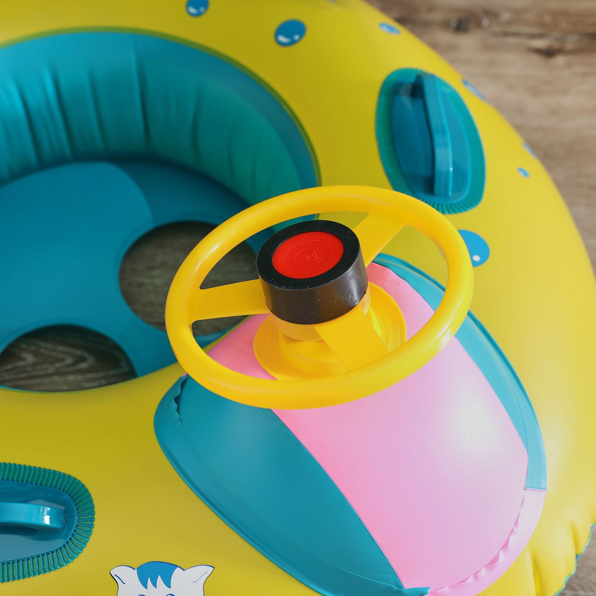 386g Weight Swim Ring Type of Swimming Accessories 1 Piece Quantity PVC Material Car, Sunshade Pattern Kid'S Gender Cute Style Cute Car Sunshade PVC Swim Ring Swimming Accessories 1 Piece 2