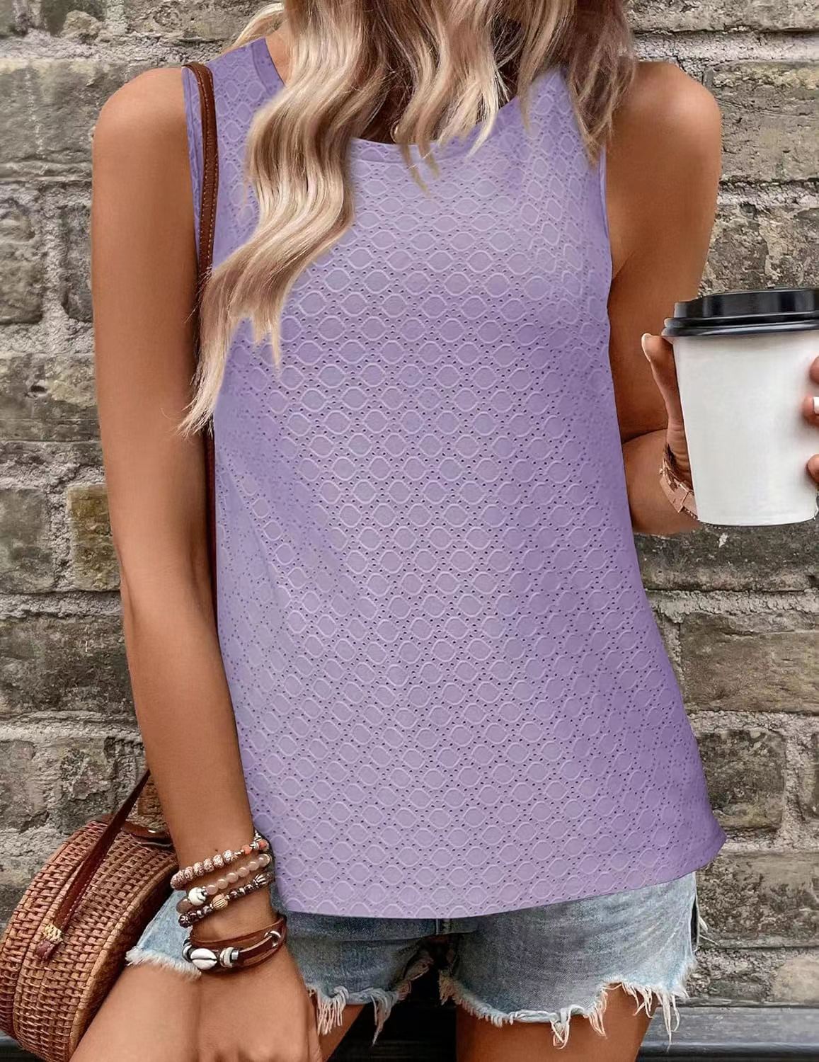 Women's Round Neck T-shirt For Spring And Summer Casual Wear_voghion.com