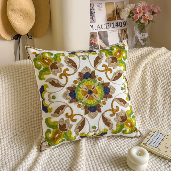 Embroidered Evergreen-Green