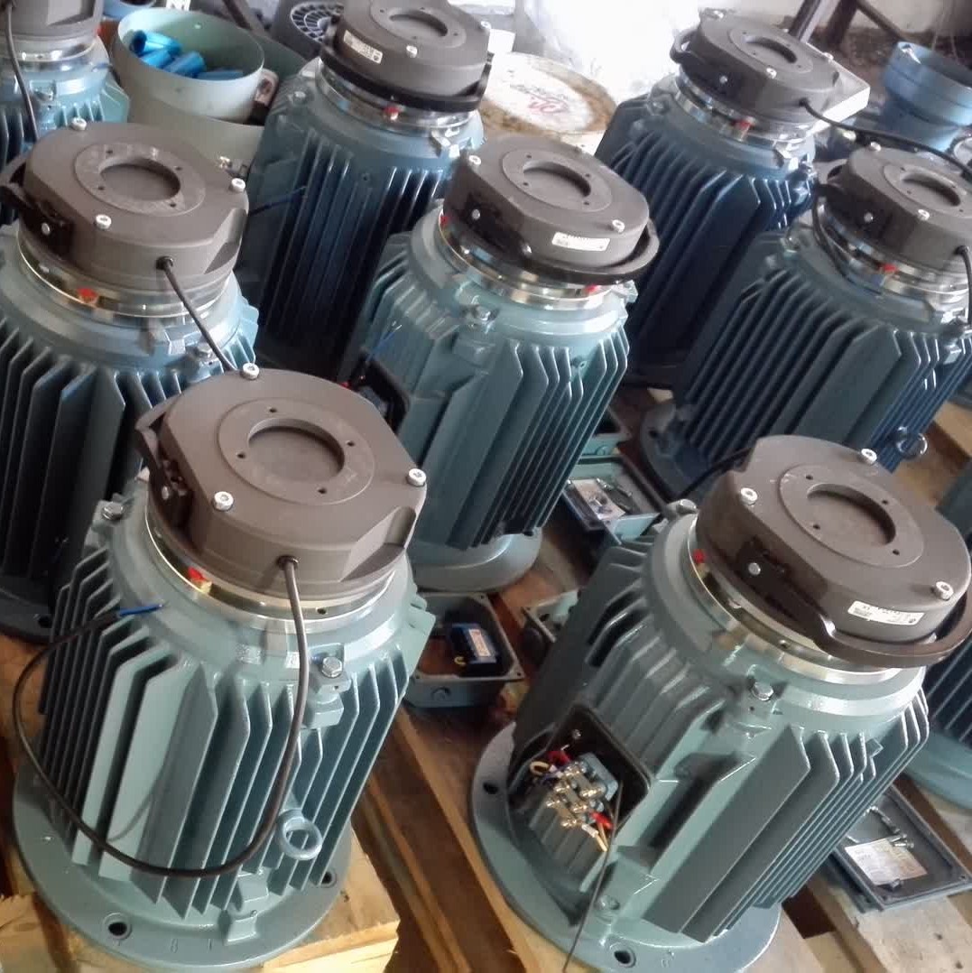 上海电机改装中心长期提供ABB标准电机加装制动器刹车器