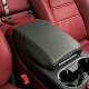 Pu black leather red line message model year