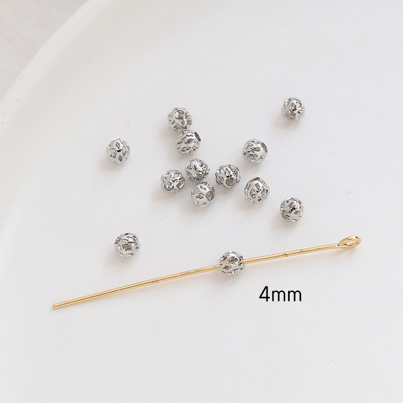 1g Weight Beads Jewelry Making Type DIY Jewelry Accessories Classification 1 Piece Quantity Copper Material Solid Color Pattern Plating Design Simple Style Style 1 Piece Copper Solid Color DIY Jewelry Accessories Beads 10