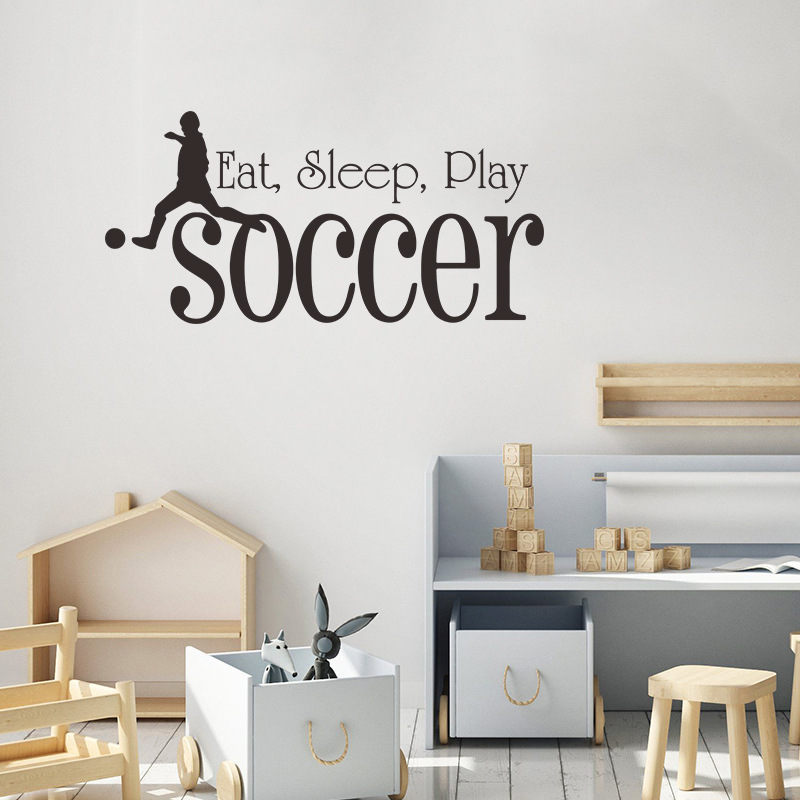 Fashion English Slogan Bedroom Porch Wall Stickers display picture 4