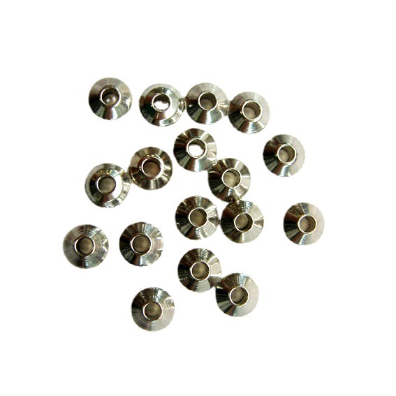 算盘子铜珠 金属珠 镂空铜珠 直角铜珠