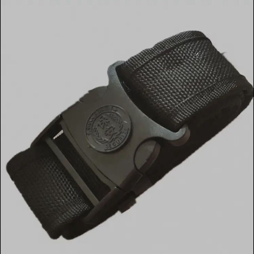 Uniforme de seguridad laboral, cinturón exterior tejido, propiedad negra de entrenamiento al aire libre, servicio táctico, armamento resistente al desgaste, cinturón ancho