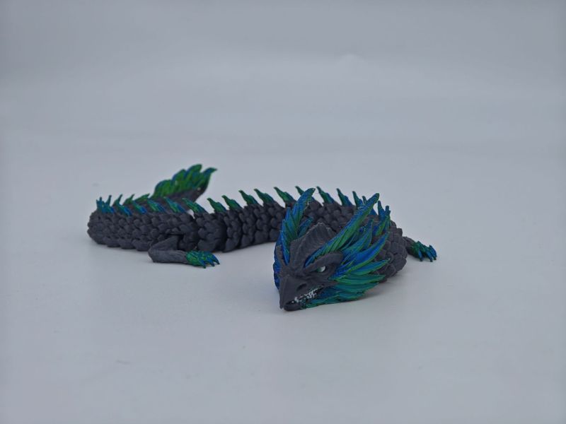 3D プリントのオウルン西海龍王オウグン龍王オウチン龍王オウシュン龍王関節可動ドラゴンおもちゃドラゴンハンド|undefined