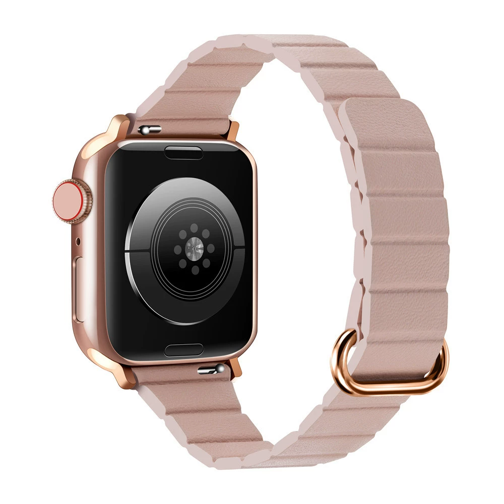Подходит для iWatch8 Apple Watch S5678 капсула магнитная кожа Кожа Коробочный ремень Apple Watch8