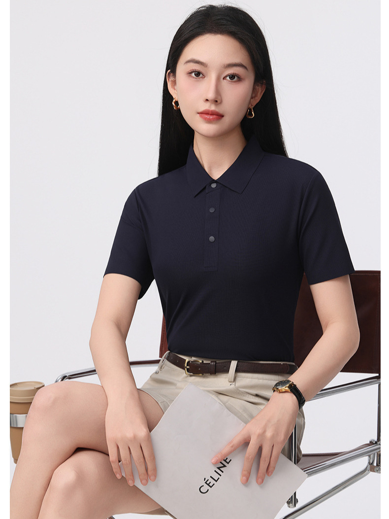 Waffle sin marcas comerciales frías camisas polo de manga corta ropa de trabajo personalizada camiseta logotipo de impresión bordado de alta gama