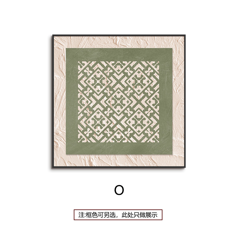 Estilo medio, pintura decorativa francesa, sala de estar, sofá, pared de fondo, arte de nicho, estilo retro, pintura combinada de jardín de Jaipur