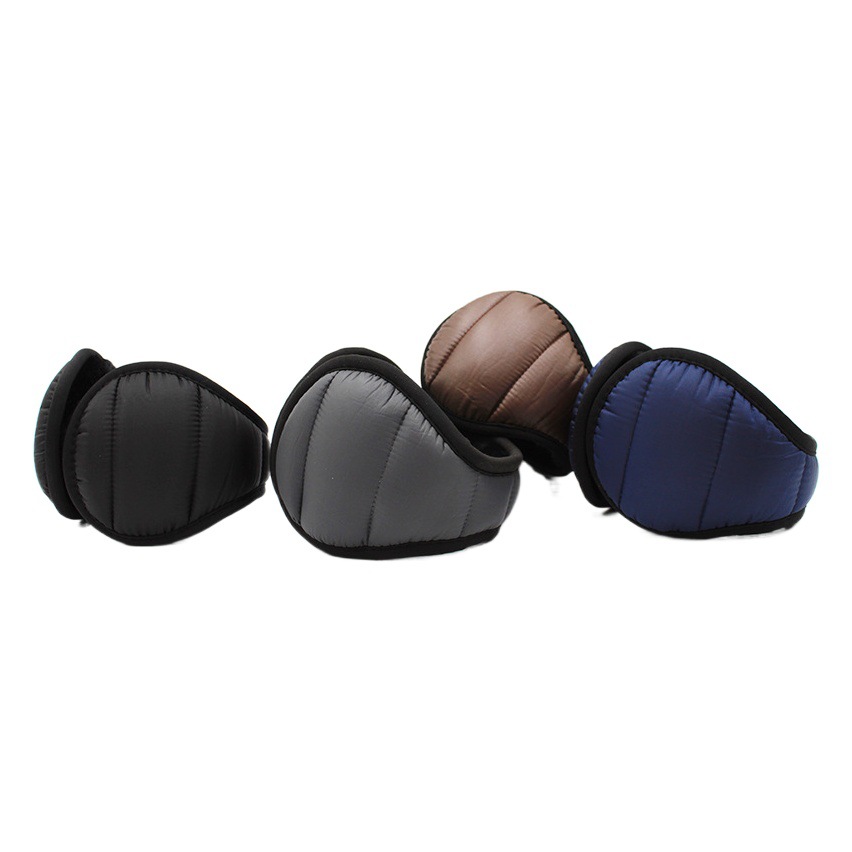 冬の男性用耳当て耳当て耳当て耳当てタイパイル防風防水折り畳み可能パイル防寒保温耳当て