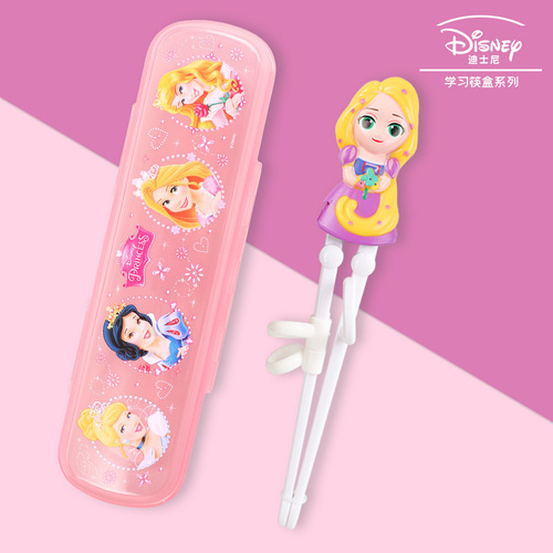 Disney Frozen Baby Chopsticks Children's Training Chopsticks Fork Spoon Set Elsa Princess Tableware Set Anti-counterfeiting