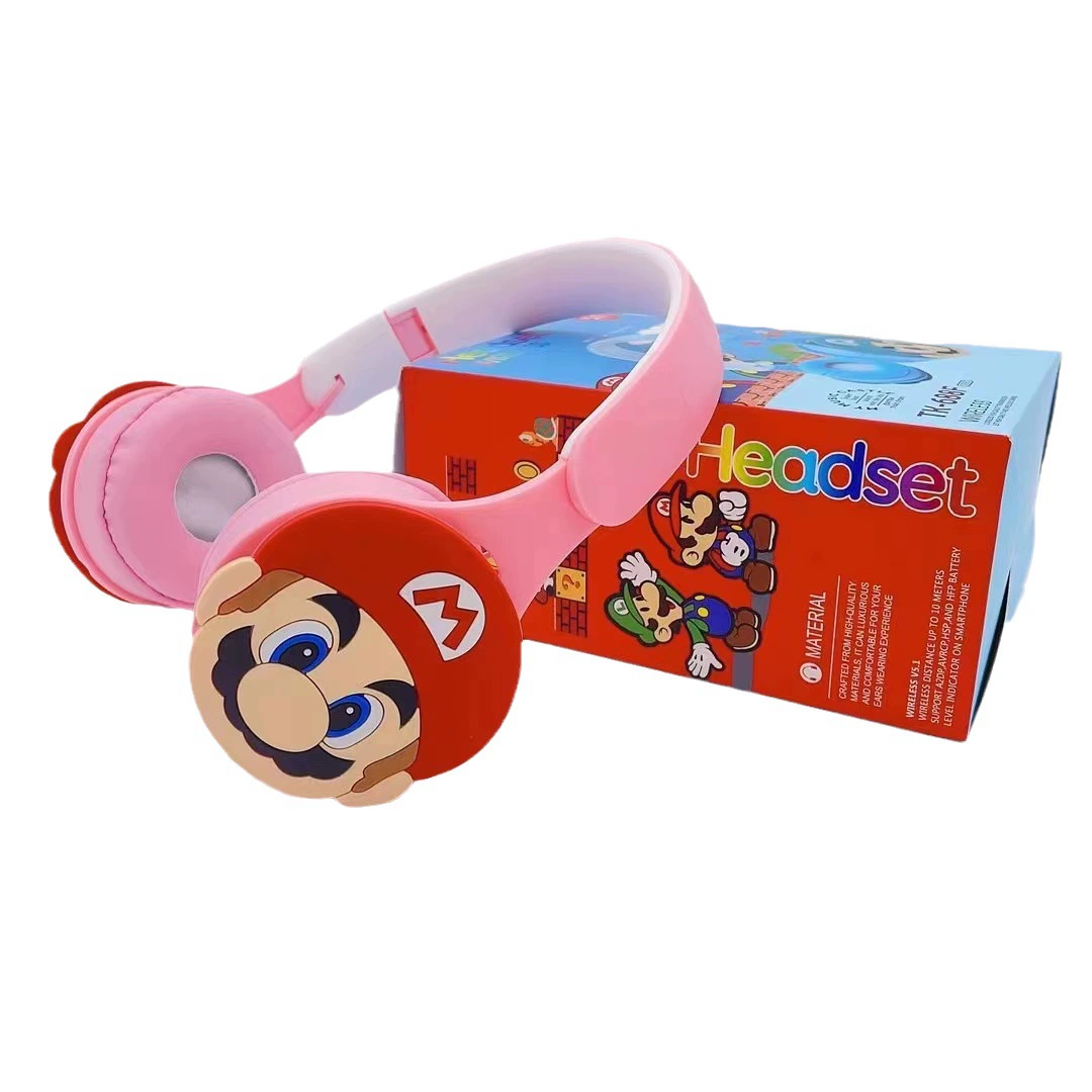Cartoon cute three dimensional foldable headphones, wholesale, bluetooth