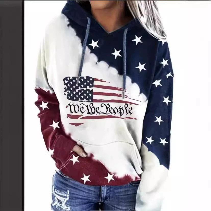 2025 толстовка для трансграничного экспорта от производителя, женская осенне-зимняя модная повседневная толстовка оптом, новая с капюшоном