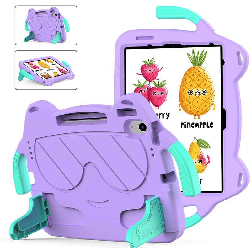 Suitable for iPad 11 tablet case, Air 8/7 handle stand, Pro 11 children's anti-drop 10.25 protective cover, 10th generation