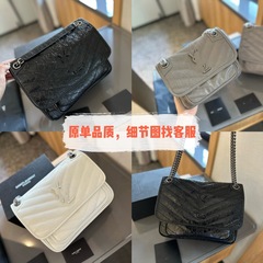 经典杨树林褶皱流浪包高级感链条邮差包大容量女士单肩斜挎包名