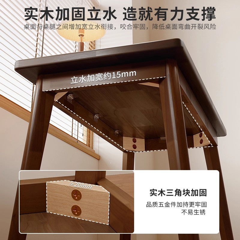 Mesa de caligrafía de madera sólida escritorio de estudio doméstico escritorio