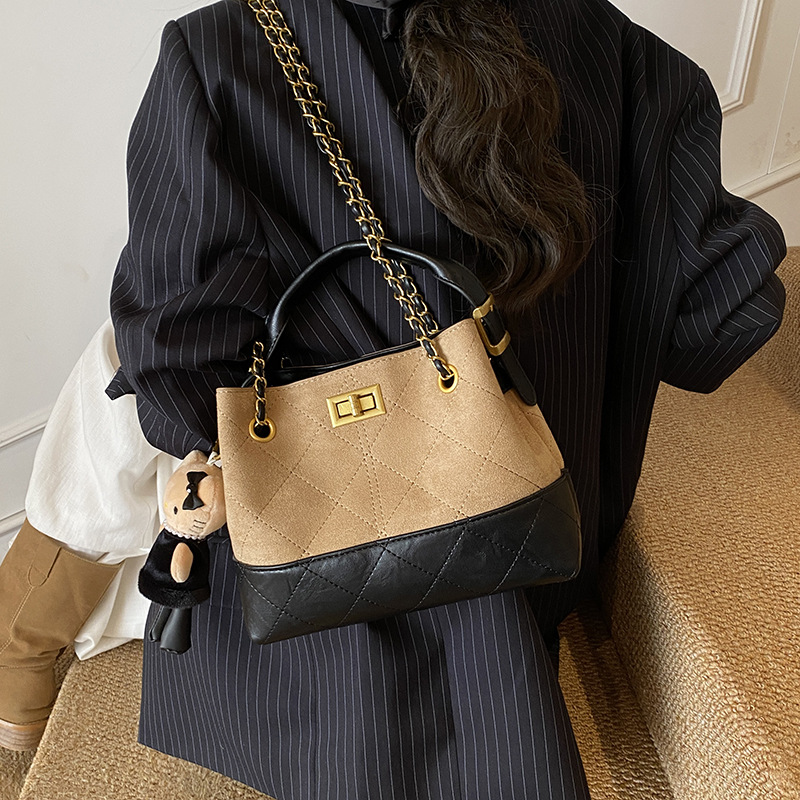 Women's Retro Suede Tote Bag 2026 New Arrival - Large Capacity Shoulder Bag For Commuting And Work - Thumbnail 2