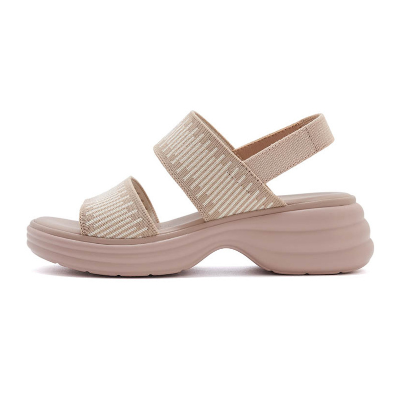 Dép sandal nữ đế dày quai chữ V mùa hè chống trượt — Màu đen, Màu xám, Màu mơ chi tiết 24