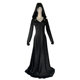 Resiant Evil 8 Village City COS Costume Moth Female Vampire Lady Black Long Dress cosplay Halloween Costume