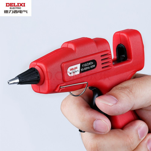 Delixi DHMGG W3 hot melt glue gun 40W glass glue gun manual hot glue gun red handle