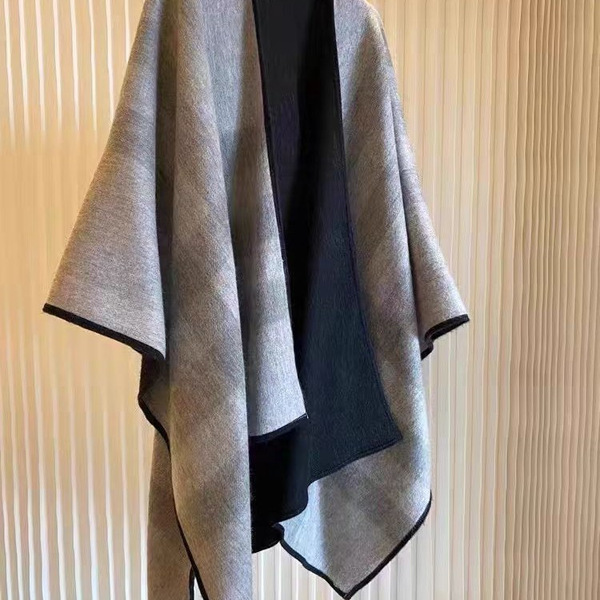 Classic woolen cashmere winter double-sided trench coat