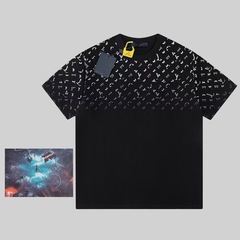 高バージョンのロバの家の古い花はグラデーションのロゴのプリントがゆったりしています。