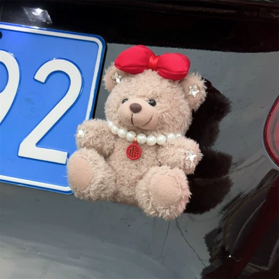 Car ornaments | Decoration Ornaments Plush Doll - no12-foreign-style-bear-exterior-decoration-with-paste