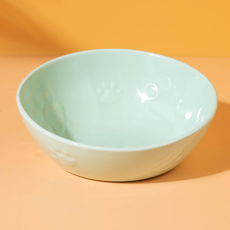 Tazón en relieve con garra inclinada (verde)