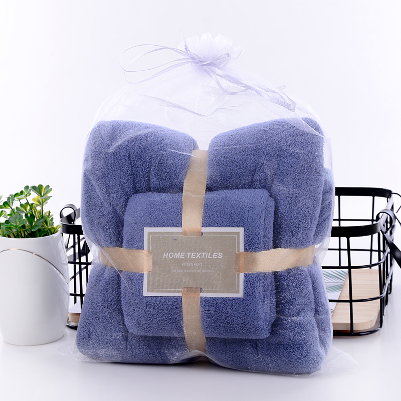 Japón de alta densidad toallas de coral toallas de baño de dos piezas conjuntos de baño doméstico para adultos envueltos en el pecho más suave que el algodón absorbe agua